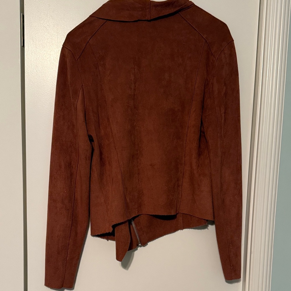 Suede side zip jacket - Picture 3 of 6